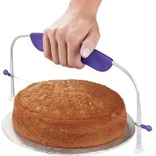 Регулируемая высота проволока из нержавеющей стали для хлеба, тортов, резак для пиццы, тесто, слайсеры, формы для выпечки, выравниватель, торт, кухонные аксессуары, нож