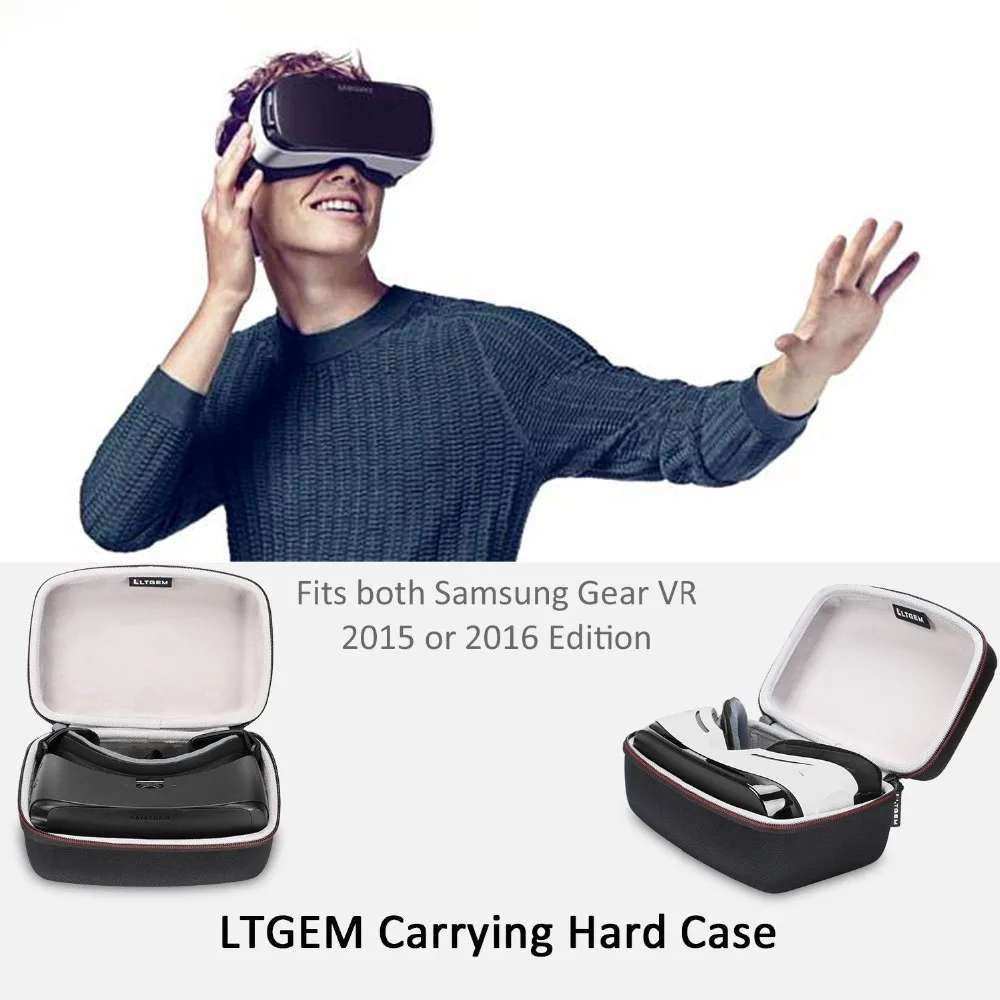 LTGEM жесткий чехол для хранения для samsung gear VR или Google OEM Daydream View VR гарнитура(только чехол