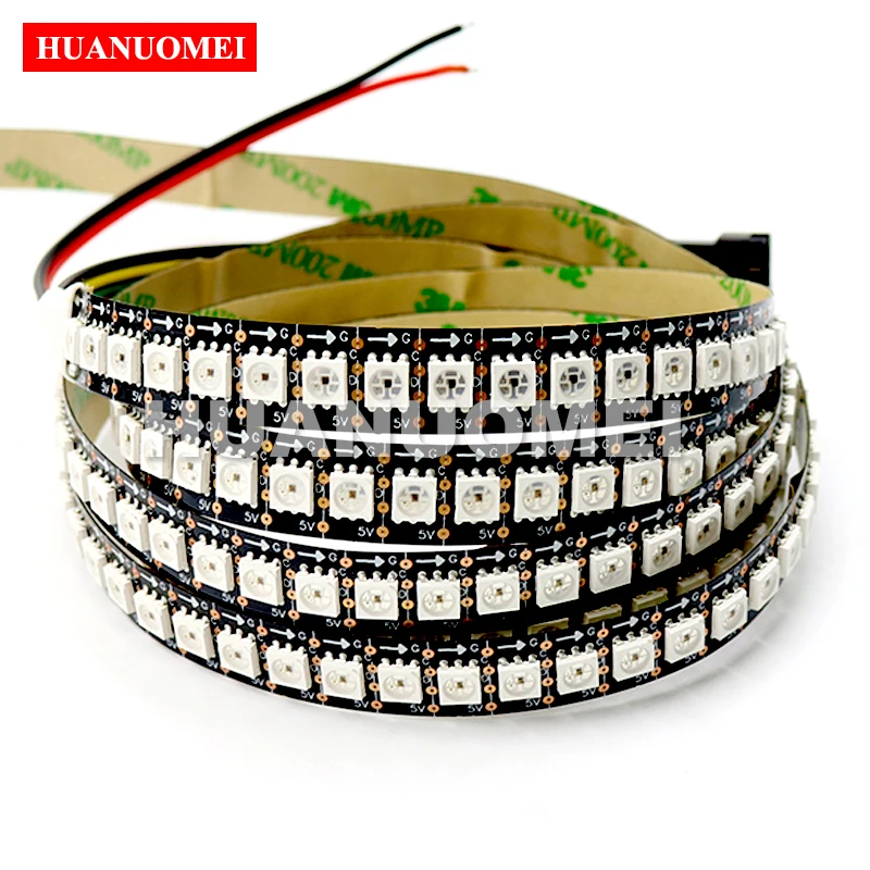 5 в 144 светодисветодиодный s/m SK9822 RGB Светодиодная лента индивидуальная адресная 5050