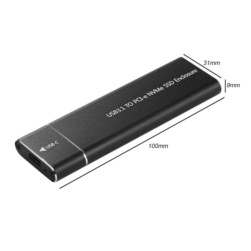 USB3.1 Type C до M.2 M ключ NVMe SSD корпус твердотельного накопителя 10 Гбит/с