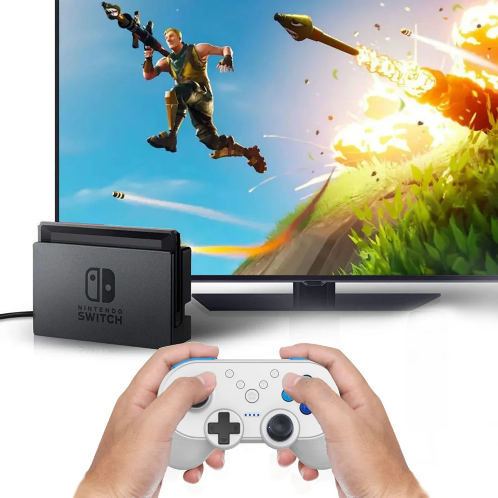 Mini BT Wireless Gamepad Controller para Nintend interruptor con NFC Dual función de vibración controlador de juegos para Nintend interruptor - 1