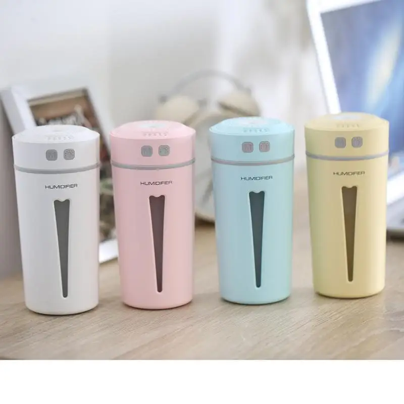 

Ultrasonic Air Humidifier Essential Oil Diffuser With 7 Color Lights Electric Aromatherapy USB Humidifier Car Aroma Diffuser