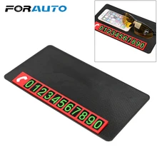 FORAUTO 2 в 1 Автомобильный Противоскользящий коврик с временной парковочной картой для монет, держатель для солнцезащитных очков, противоскользящий держатель для телефона, gps липкий коврик