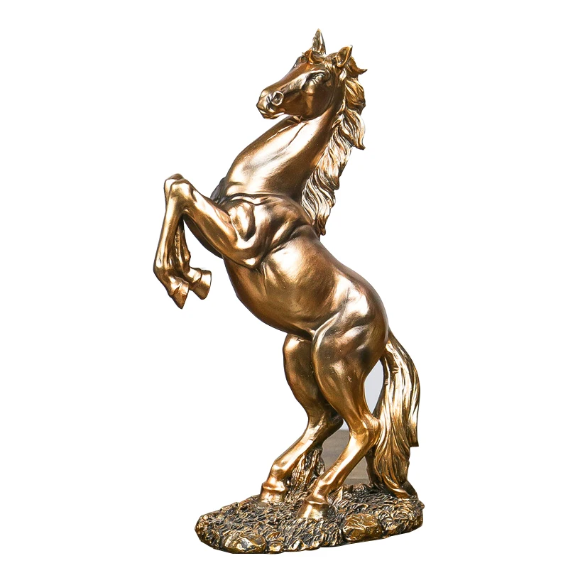 2018 New Nostalgic Horse Statues Figurines Ornaments ...
