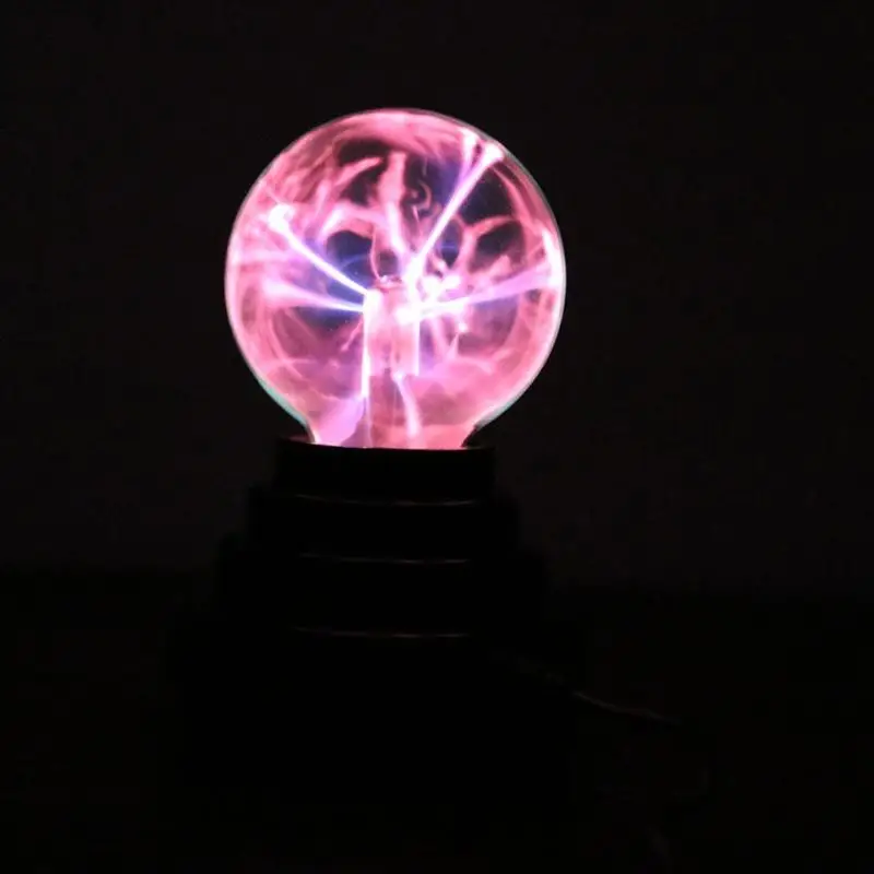 Волшебный плазменный шар ночник ребенок праздничное украшение для комнаты Электростатическая сфера свет подарок молния кристалл лампа с сенсорным управлением USB