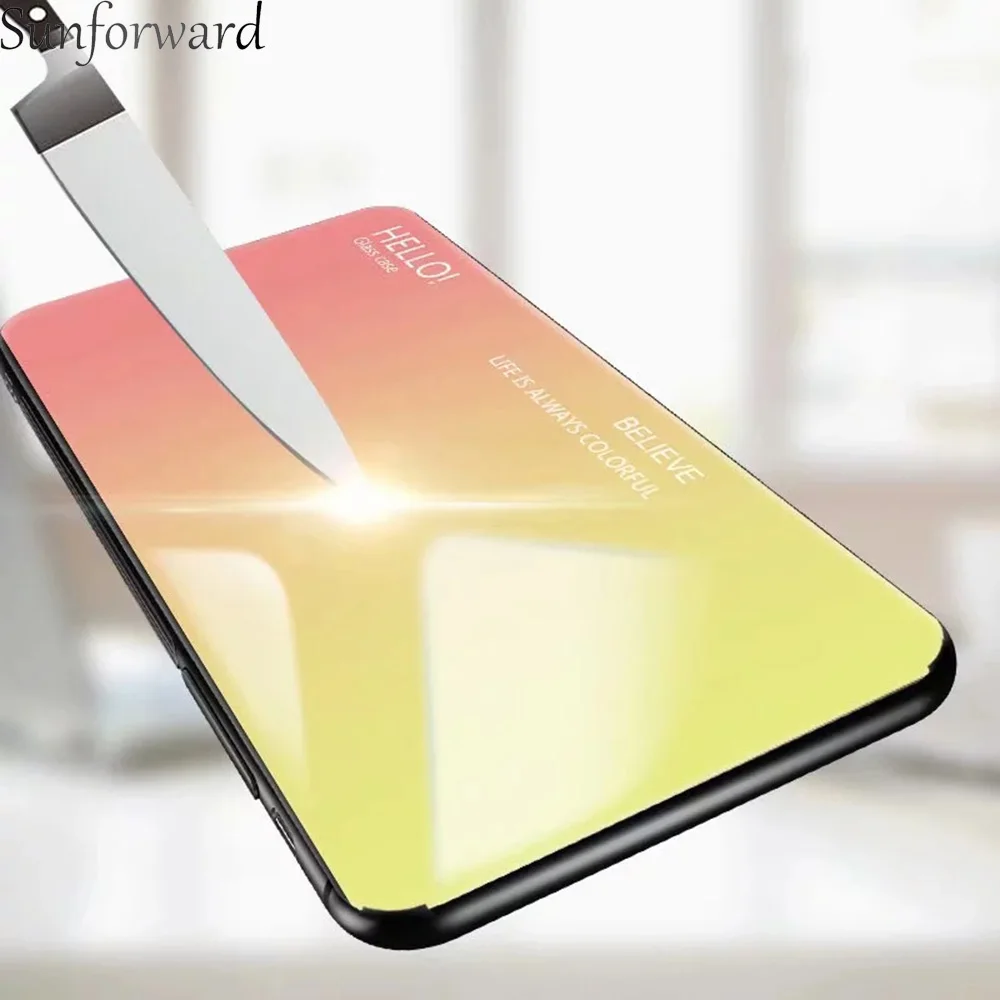 Чехлы для Meizu Meilan M6 Note 16 Plus X8 16X 6T M5 M8 5 чехол с градиентной окраской из закаленного