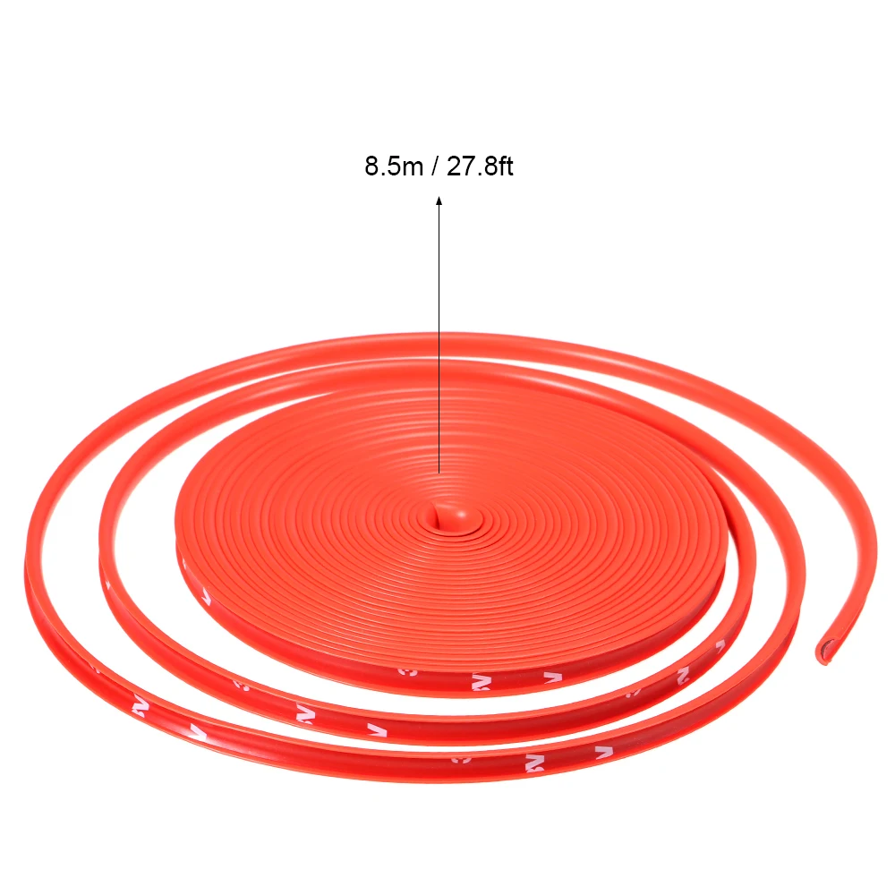 

8.5M Electric Scooter Skateboard Frame Decorative Strips Skateboard Bumper Strip Scooter Frame Protective Strip Tape Mijia M365