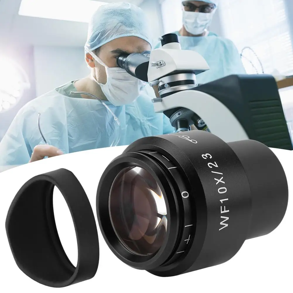 

GWF004 WF10X/23 30mm Microscope Eyepiece Microscope Wide Angle Eyepiece Ocular Eyepoint Lens Adjustable Wide Field