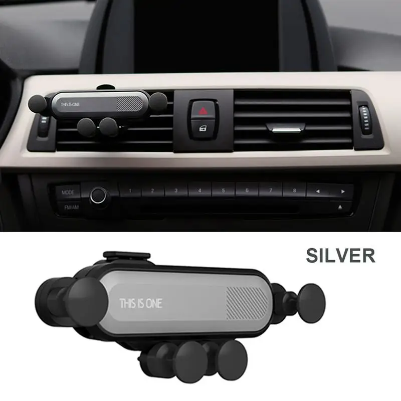 Универсальный автомобильный держатель для телефона, авто поддержка, подставка для мобильного телефона, воздушная розетка, эластичный кронштейн, гибкий, без рук, слот для вращения на 360 градусов