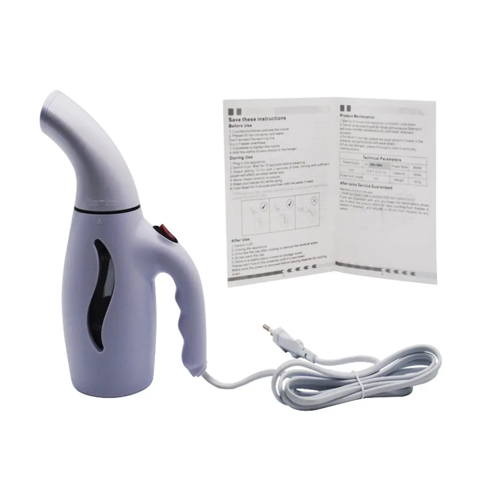 

Steam Brush Steam Straightener 800W Mini Handheld Travel Iron Fast Heating Portable Steam Iron Vertical and Smooth Steamer