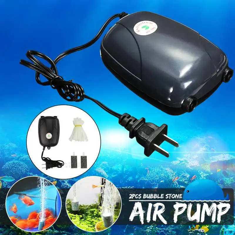 Air Bubble Disk Stone Aerator Aquarium Fish Tank Pond Pump Hydroponic