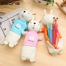 EZONE 1PC Cartoon Rabbit Shape Pencil Bag Plush Doll Pencil Case Korean Students Stationery Cute Pen Bag School Office Supply EZONE 1PC Cartoon Rabbit Shape Pencil Bag Plush Doll Pencil Case Korean Students Stationery Cute Pen Bag School Office Supply