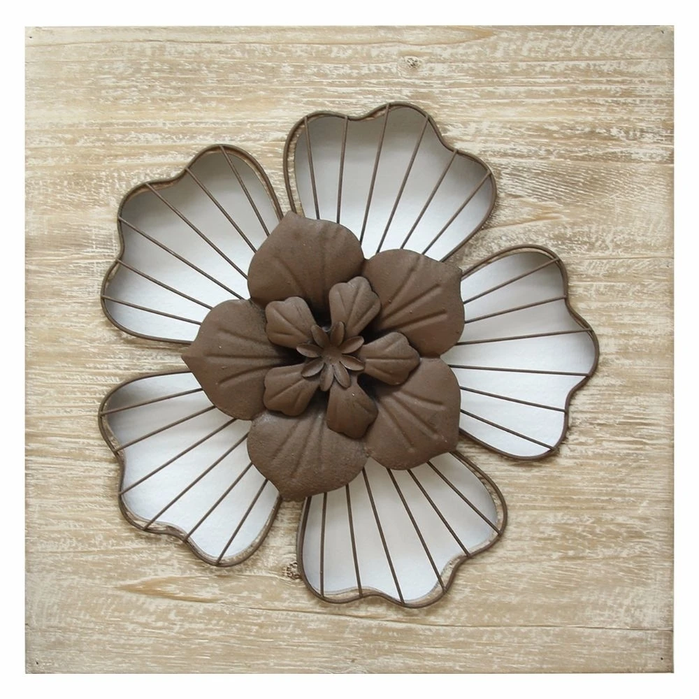 SHD0168 Stratton Home Decor Rustic Flower Wall | Дом и сад