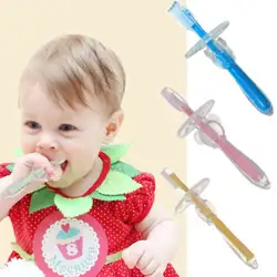 Детская зубная щетка натуральная Пшеница соломенная мультяшная детская новорожденная для ухода за зубами детская молярная зубная щетка