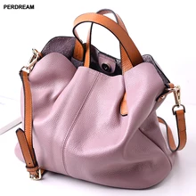 Одноцветная кожаная сумка модная замшевая кожаная сумка контрастного цвета на плечо женская мягкая сумка T10