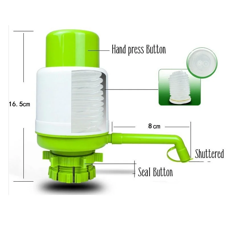 Галлон Бутилированная питьевая вода Ручной пресс вакуумный ручной насос диспенсер с расширениями шланга съемная трубка инновационный