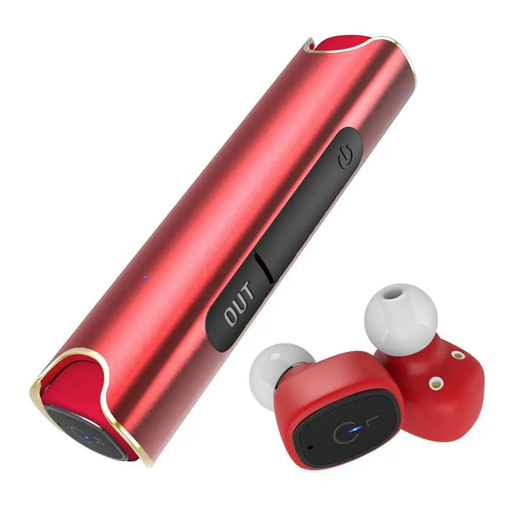 

Bluetooth 5.0 Mini Binaural Waterproof Sports Bluetooth Wireless Headset 100 days 5V/1mah Earphones 5V 3.4V-4.2V