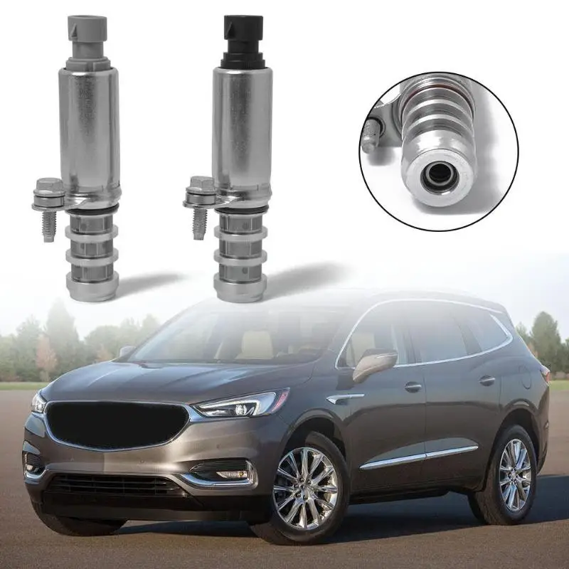 

VODOOL Intake Exhaust Camshaft Position Actuator Solenoids Valve Parts 12655420 12655421 for GMC CHEVROLET BUICK Car Accessories