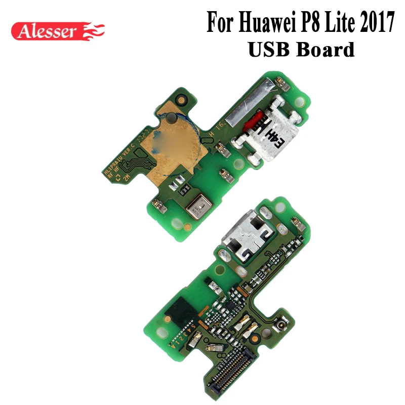Alesser For Huawei P8 Lite 2017 USB Plug Charge Board Phone Accessories Assembly Fixing Part Replacement | Мобильные телефоны и