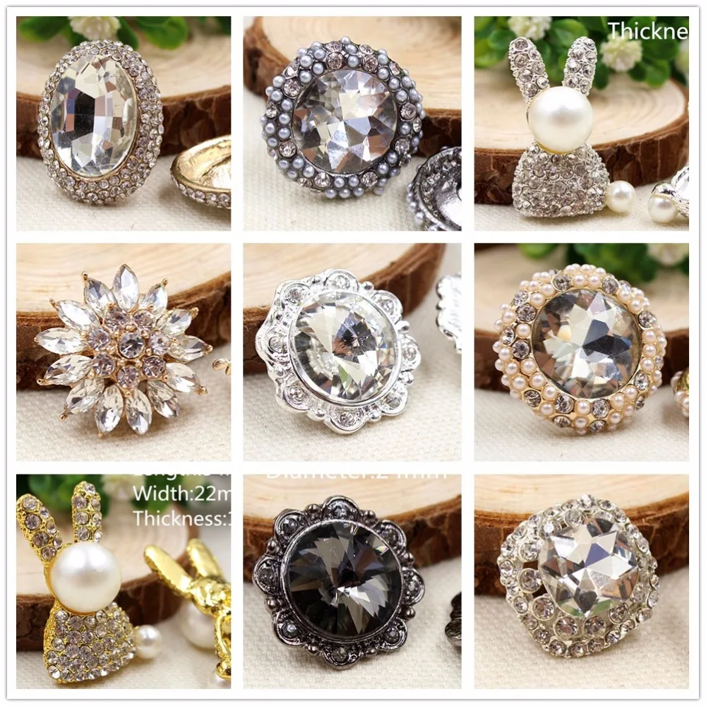 

1551095,1 pcs, Acrylic metal jewelry Rhinestone buttons,flower patterns buttons, garment accessories DIY materials,free shipping
