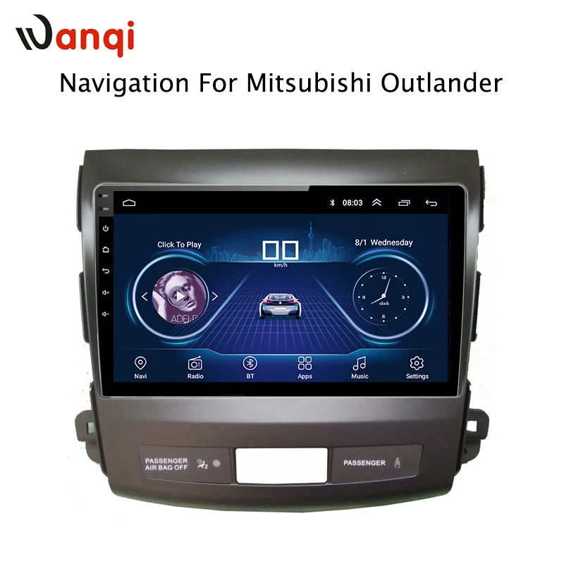 

9 inch Android 8.1 full touch screen car multimedia system For Mitsubishi Outlander 2006-2012 car gps radio navigation
