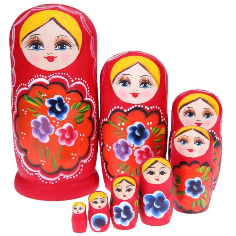 wooden matryoshka dolls