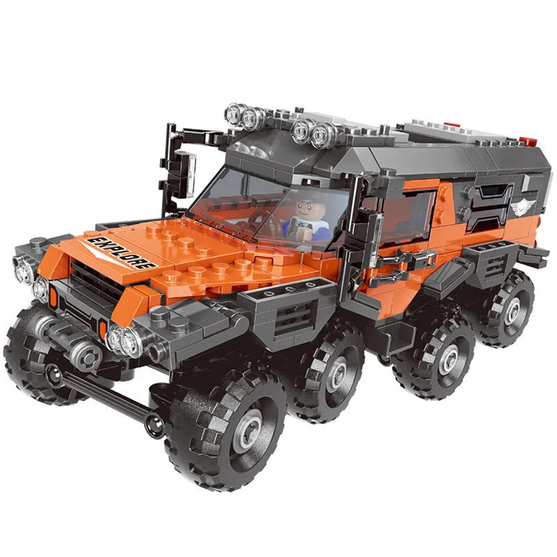 500+pcs Car Series All Terrain Vehicle Set Building Blocks Model Bricks Toys For Kids Educational Gifts Compatible Legoing 500+pcs Car Series All Terrain Vehicle Set Building Blocks Model Bricks Toys For Kids Educational Gifts Compatible Legoing