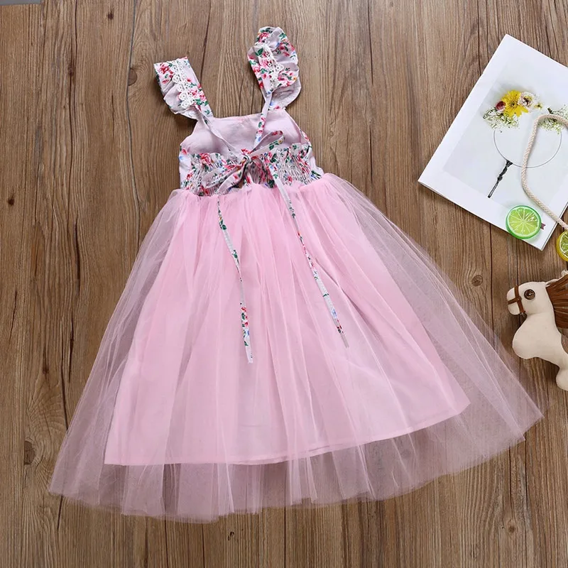 Baby Girls Floral Tutu Dress Party Wedding Dresses Princess Tulle Long Maxi Dress Summer Children Baby Girl Clothing Baby Girls Floral Tutu Dress Party Wedding Dresses Princess Tulle Long Maxi Dress Summer Children Baby Girl Clothing