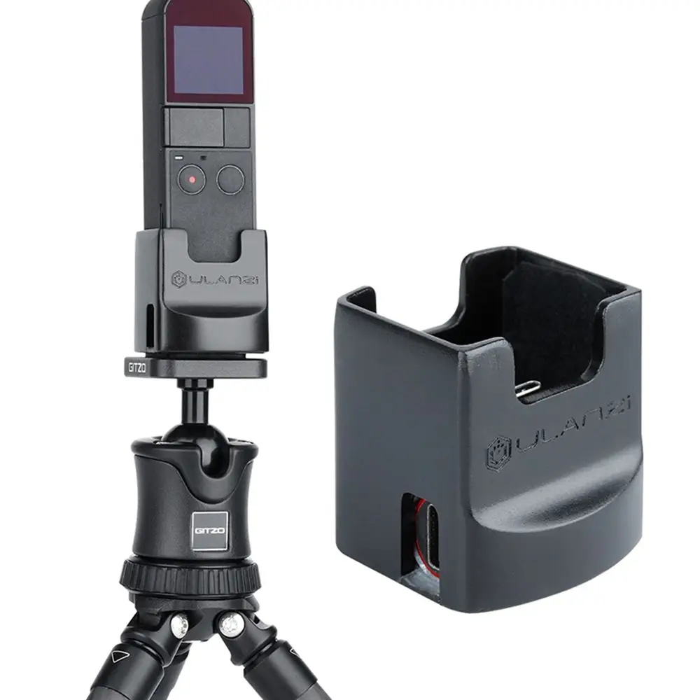 Ulanzi OP2 Gimbal Accessories Vertical Base Holder Fixed Mount Charging Stand for DJI OSMO POCKET with 1/4 Screw Ulanzi OP2 Gimbal Accessories Vertical Base Holder Fixed Mount Charging Stand for DJI OSMO POCKET with 1/4 Screw