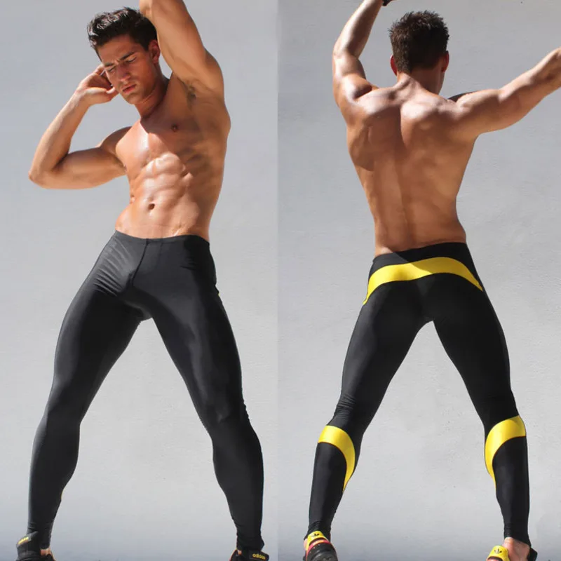 ZENGVEE 2 Pezzi Leggings Uomo Pantaloni a Compressione Sportivo Tights  Compressione Baselayer for Gym lencicol Abbigliamento Uomo