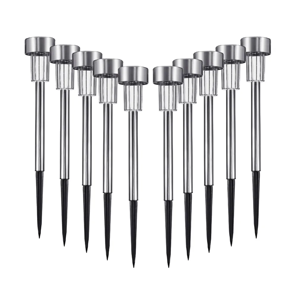 Солнечная панель LED Spike Spot Light Spotlight Landscape Garden Yard Path газон солнечные лампы Открытый