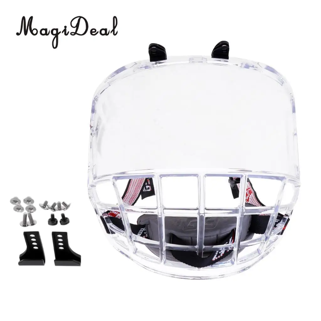 

Anti-Fog Anti-Scratch Ice Hockey Helmet Full Face Shield Visor Replacement Team Sports Protective Gear Protection Accessories