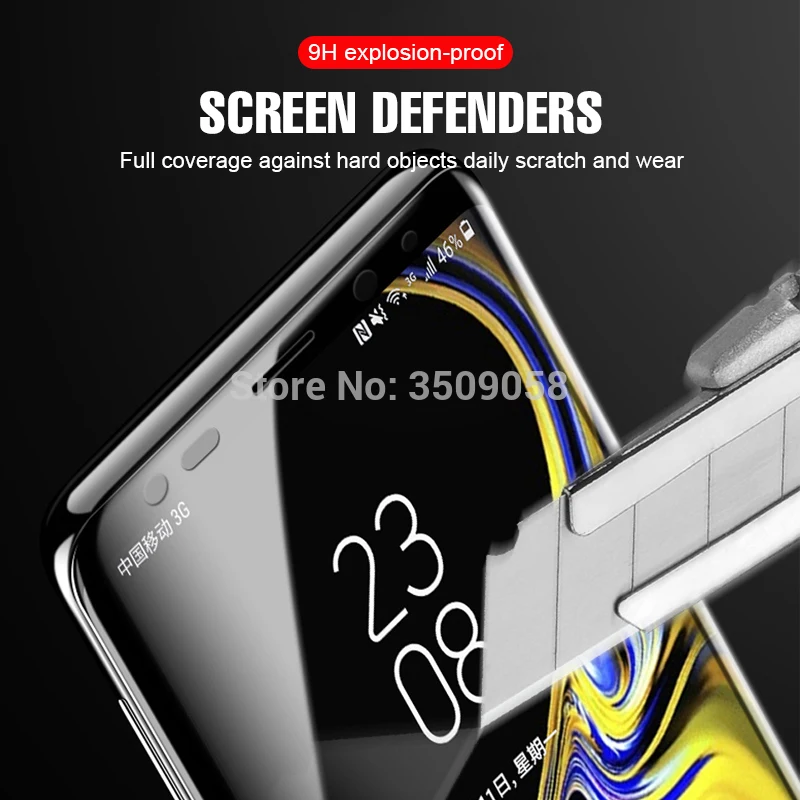 10D Защитное стекло для samsung Galaxy Note 9 N960 SM-N960F закаленное стекло на Sumsung Sansung Glaxy Note9 чехол Sklo 6,4''