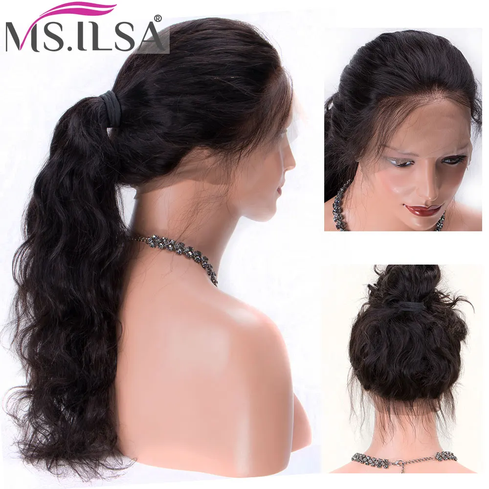 250% Density 360 Lace Frontal Human Hair Wigs Pre Plucked Deep Wave Brazilian Remy Hair 360 Lace Wig With Baby Hair MS.ILSA 250% Density 360 Lace Frontal Human Hair Wigs Pre Plucked Deep Wave Brazilian Remy Hair 360 Lace Wig With Baby Hair MS.ILSA