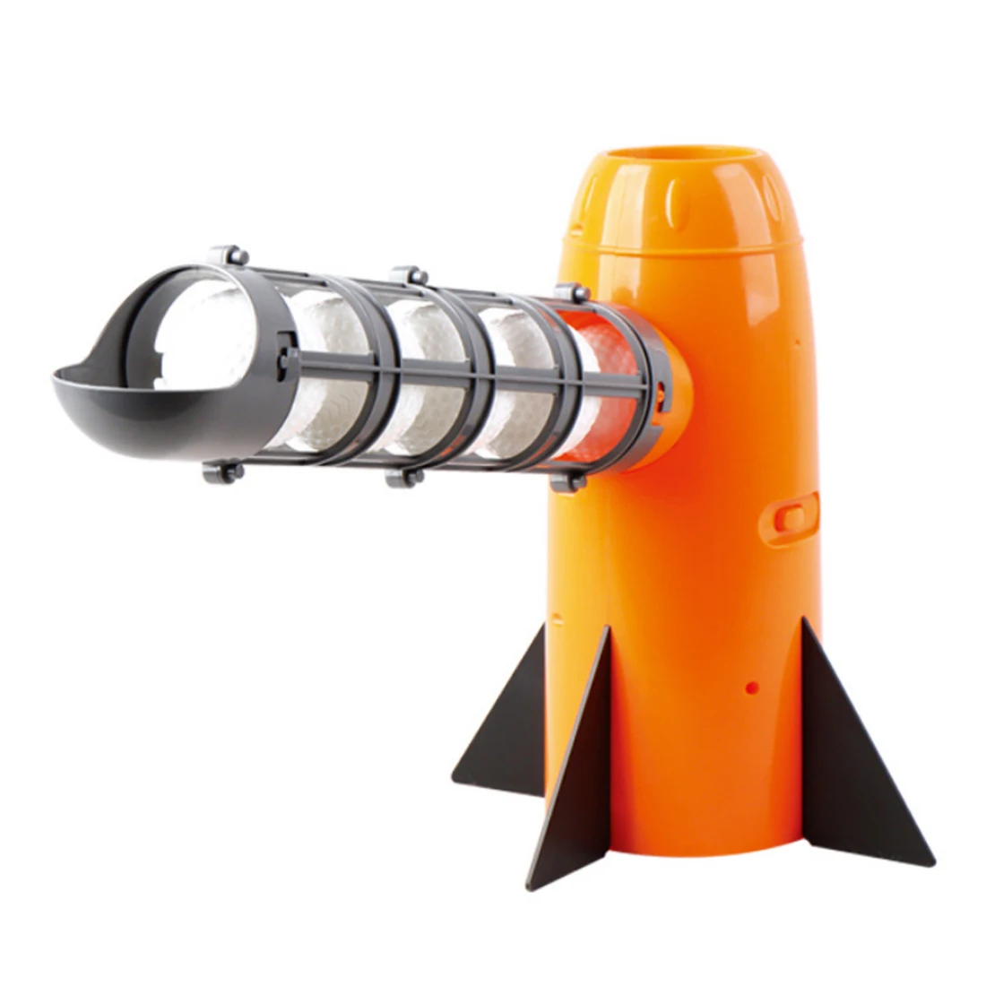 

2019 QC1509 Children Baseball Pop-up Pitching Machine Automatic Trainer Toys with Baseball Bat for Outdoor Sports - Orange/Blue