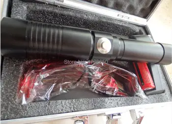 

High Power military 100w 100000m 532nm green Laser Pointer Flashlight light Burning match/Burn light cigars/candle/black Hunting
