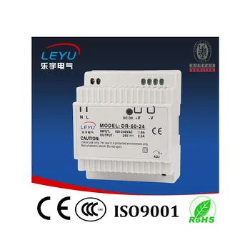 

New mode DR-60-5 Din Rail Type switching power supply single output Mini Size 60w 5v with CE switching power supply