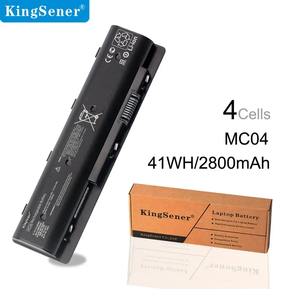 KingSener 14.8V 41WH MC04 Laptop Battery For HP ENVY 17t n100 m7 n011dx