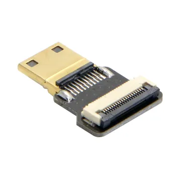 

Jimier CYFPV Mini HDMI Type C Adapter Converter Male Connector Standard Straight for FPV HDTV Multicopter Aerial Photography