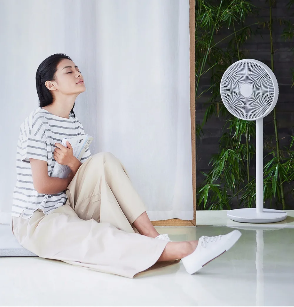  Xiaomi Smartmi Home Wireless Natural Wind Floor Stand Fan 100 Stepless Speed Remote Control Mijia A