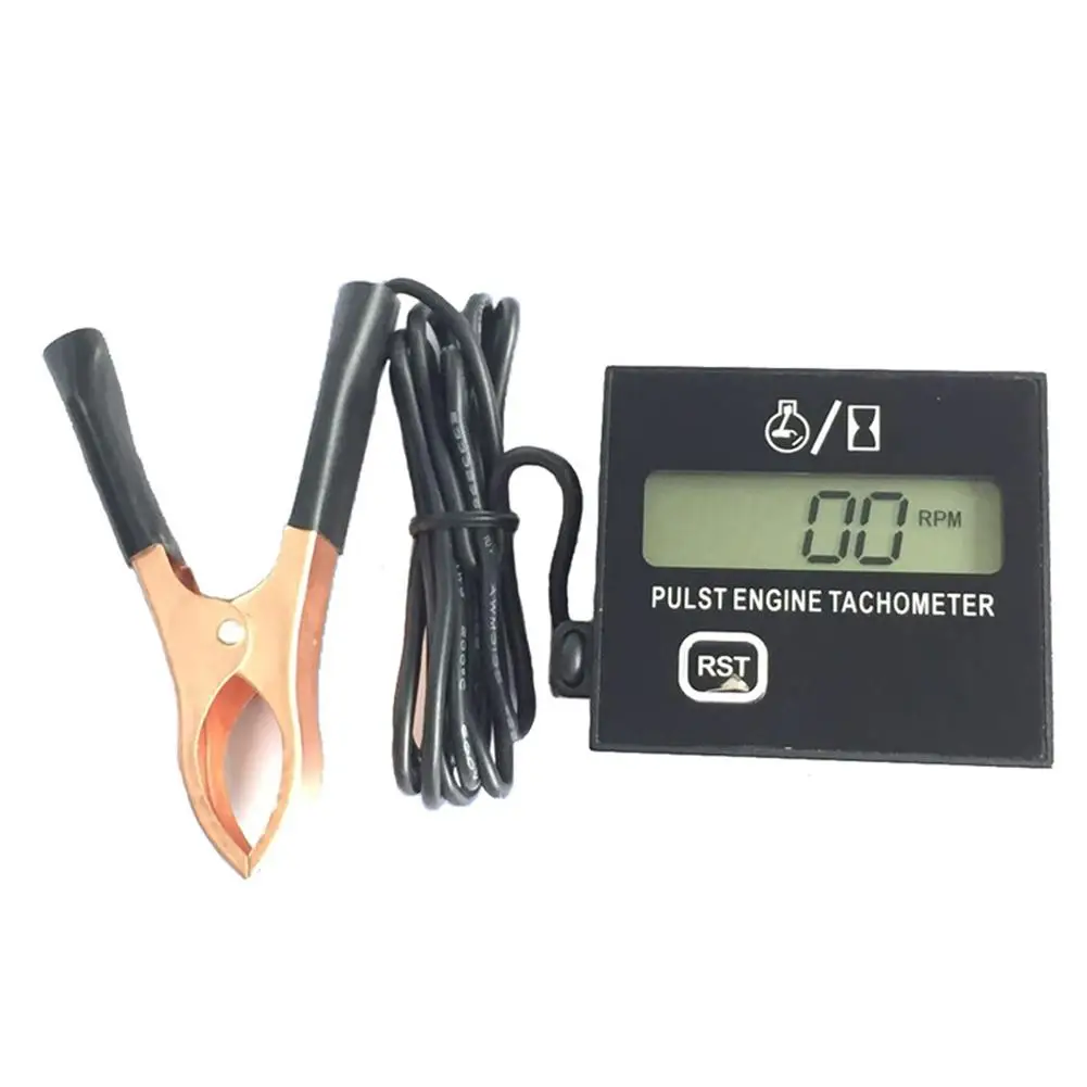 

High-Speed Meter Gasoline Engine Lawn Mower Tachometer Digital Display Pulse Speed Speedometer Motorcycle Accessories