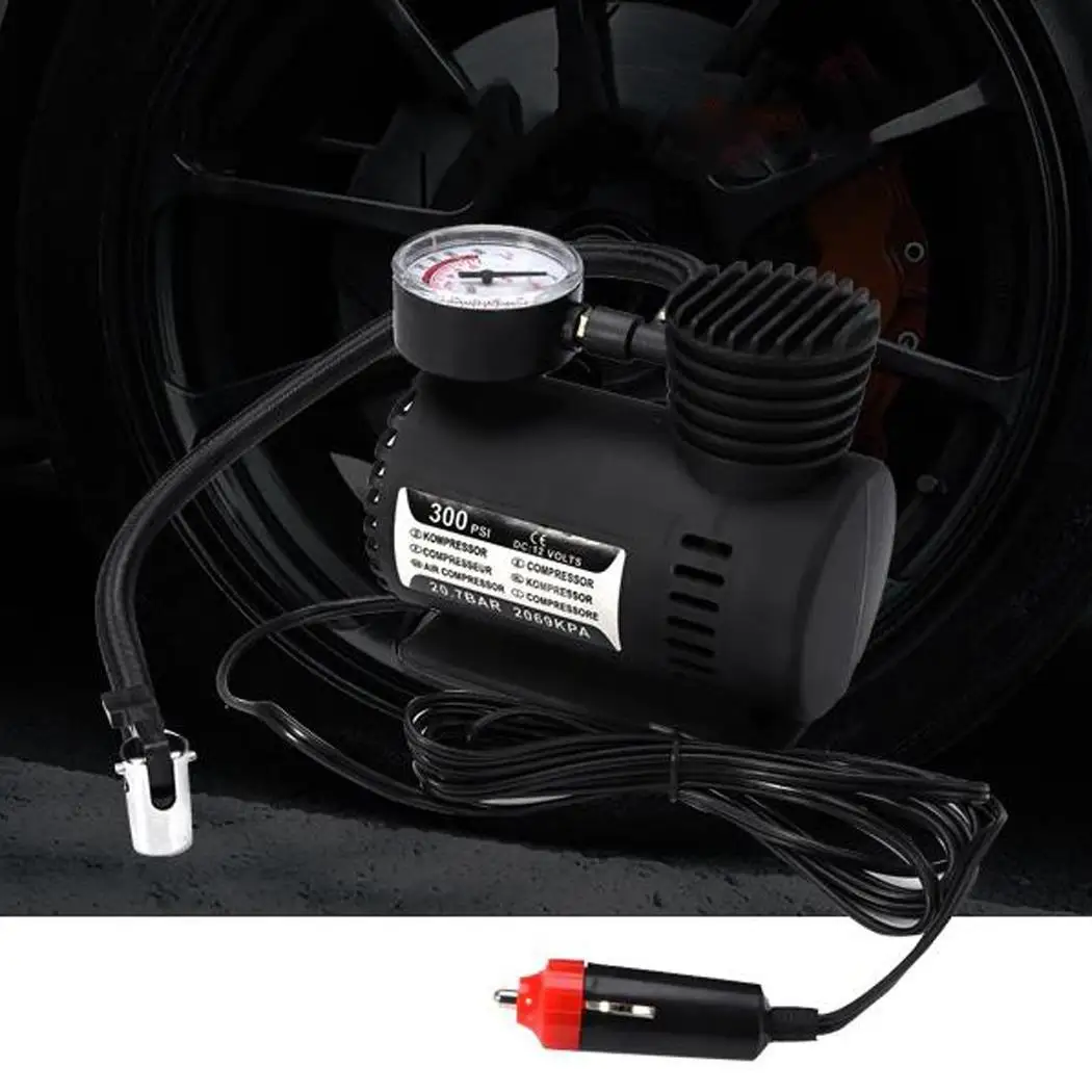 12V Портативный Автомобильный Электрический воздушный насос компрессор шины