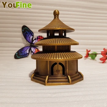 

Retro bronze house incense burner indoor commercial gift boutique ornaments adult aromatherapy practical ornaments ornaments