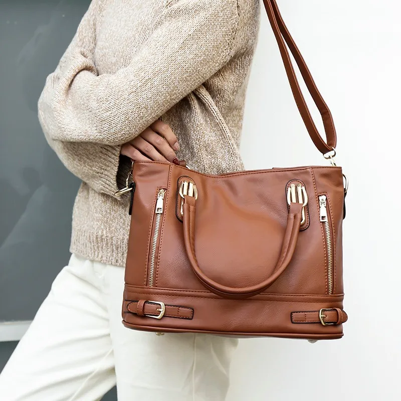 33cm 14cm 2019 Famoso Borse Cuoio Signora Lusso Designer Nuove Delle Di Messaggero 25cm A 33cm Crossbody Donne 14cm Del Femminili Spalla Borsa Sacchetto Marca Della CwRSCrq