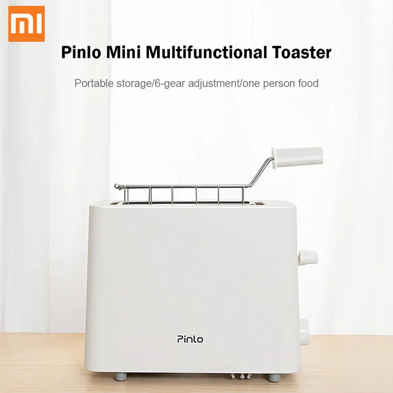 

Xiaomi Pinlo Electric Mini Bread Toaster Stainless Steel Bread Baking Maker Machine for Breakfast Sandwich Reheat Kitchen Toast