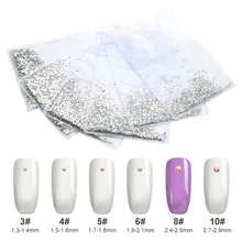 1440 шт AB Стразы для ногтей 3D дизайн ногтей хрустальные стразы для дизайна ногтей драгоценные камни стразы для украшения ногтей Новое поступление ZJ1086