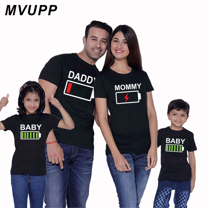 Familia Juego Ropa Mira Padre Madre Hijo Hija Trajes Ropa Camiseta Mama Papa Y Bebe Nino Nina Vestidos Trajes Iguales De Familia Aliexpress