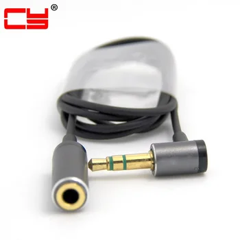 

Jimier 3.5mm 3pole Male 90 Degree Right Angled to 3.5mm Female 3-pole Audio Stereo Extension Cable Extender 90cm