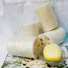 6 шт. натуральный Luffa Loofa Spa губка для ванны кухонная чистая скруббер экзотические экологически чистые банные щетки, губки и скрубберы