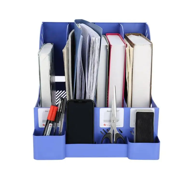 Magazine Book File Stand Organizer File Sorter Office Home Desk Storage